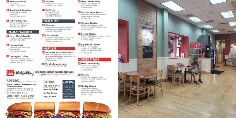 Jersey Mike's Subs Menu