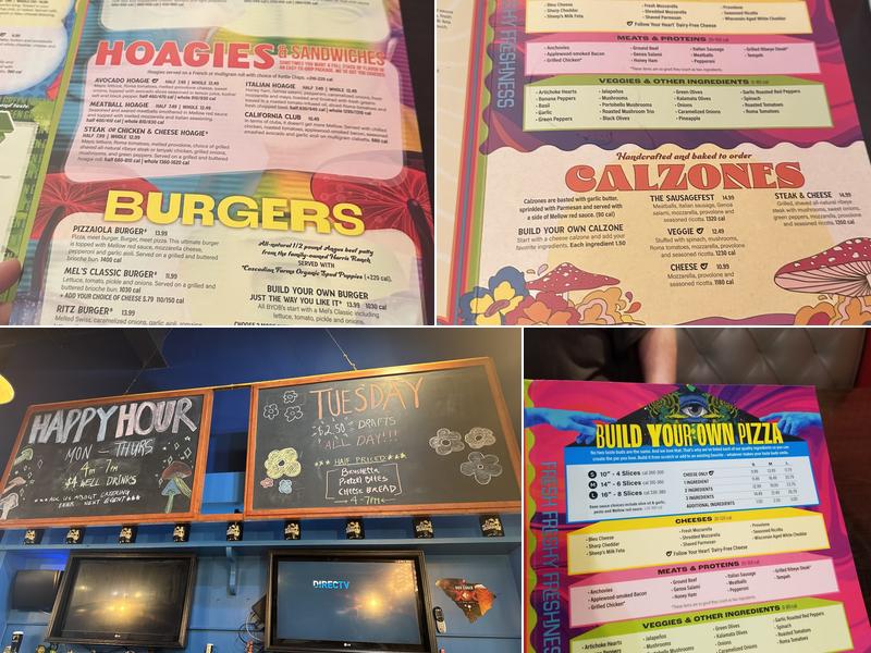 Mellow Mushroom Greenville Menu