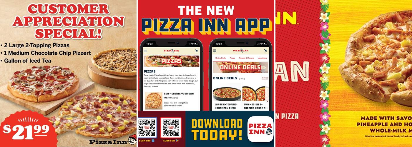 Pizza Inn Menu