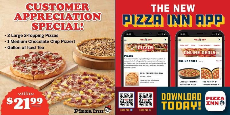 Pizza Inn Menu