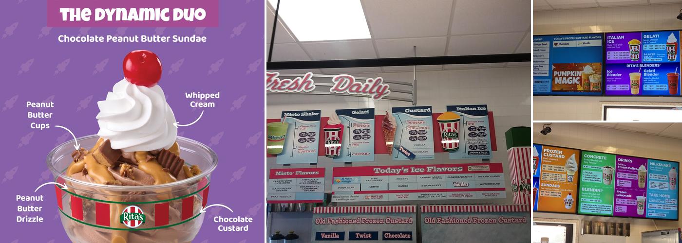 Rita's Italian Ice & Frozen Custard Menu