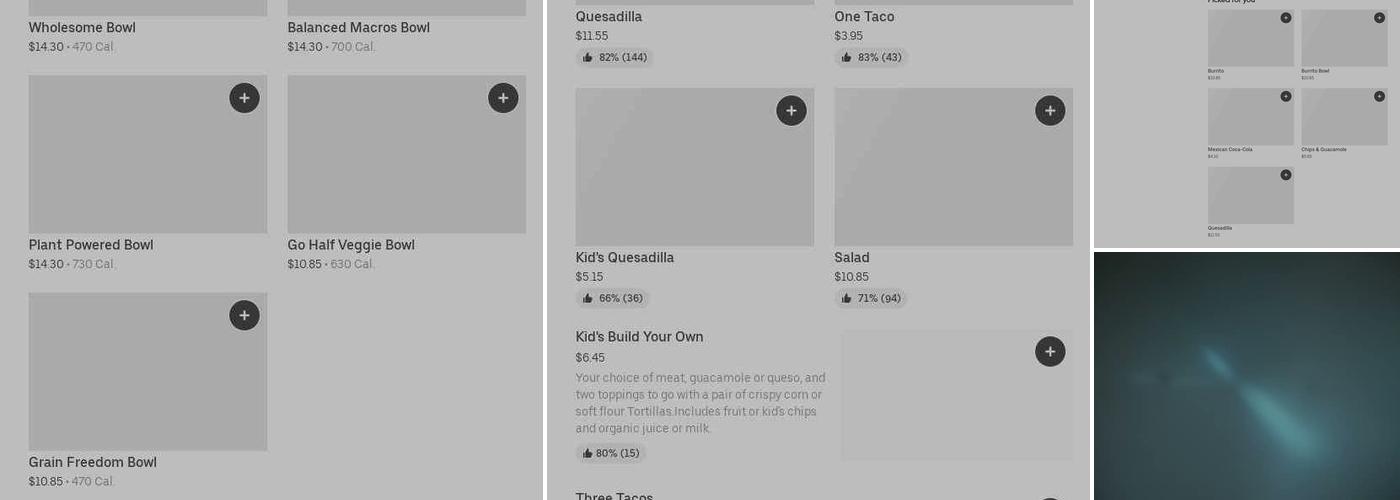 Chipotle Mexican Grill Menu