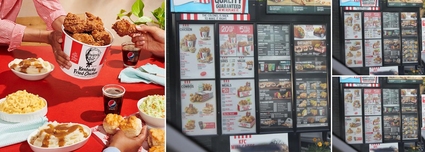 KFC Menu