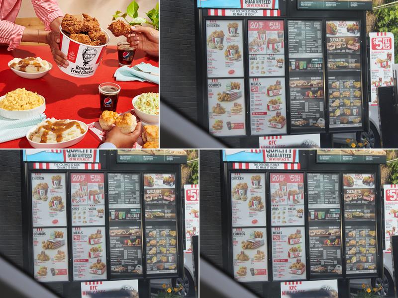 KFC Menu