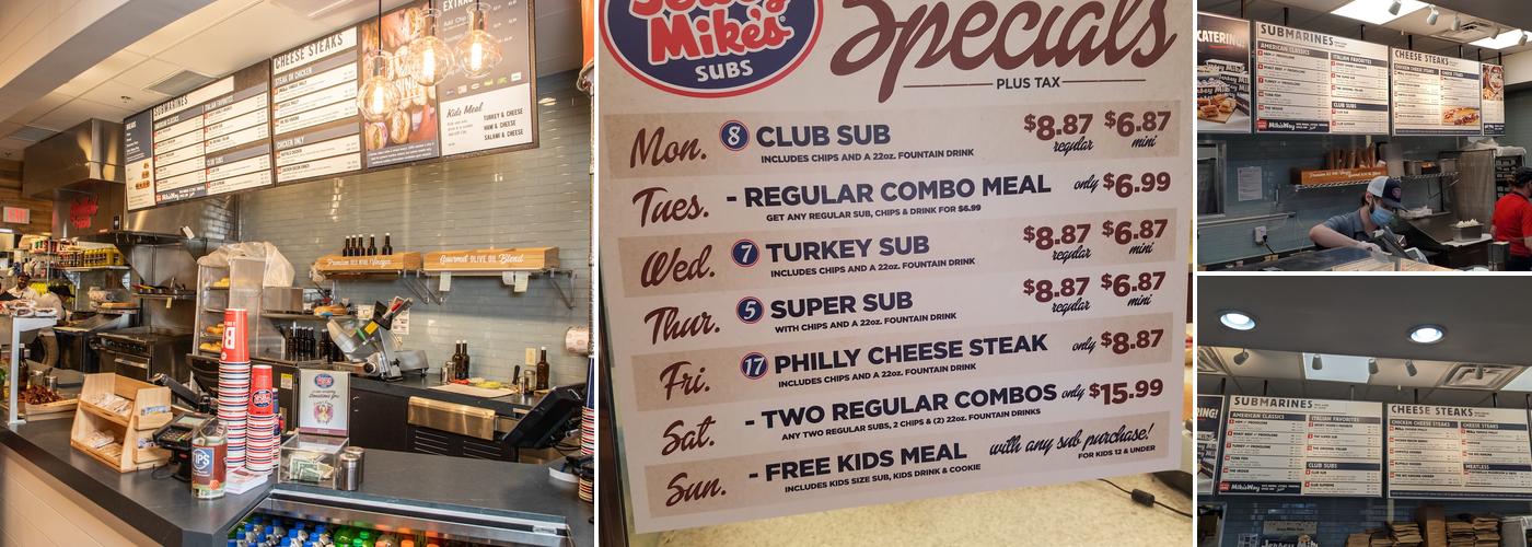 Jersey Mike's Subs Menu