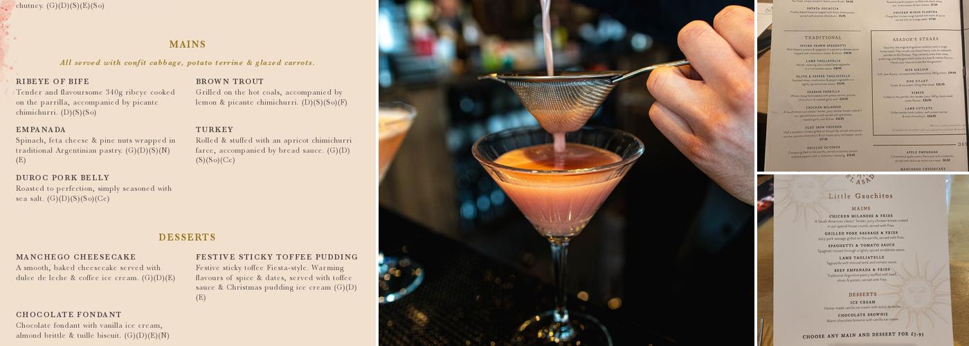 Fiesta del Asado - Edgbaston Menu