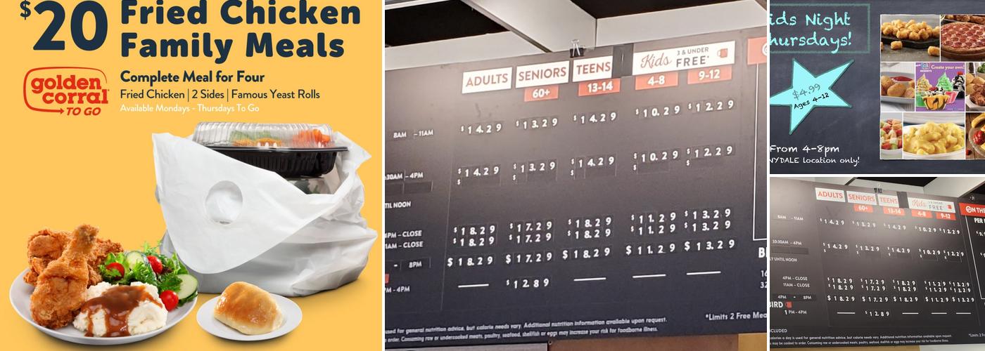 Golden Corral Buffet & Grill Menu