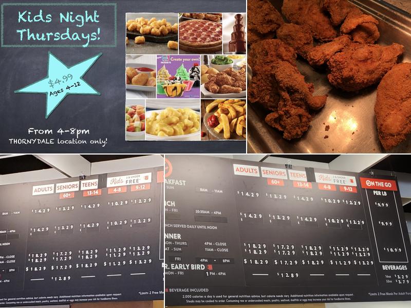 Golden Corral Buffet & Grill Menu