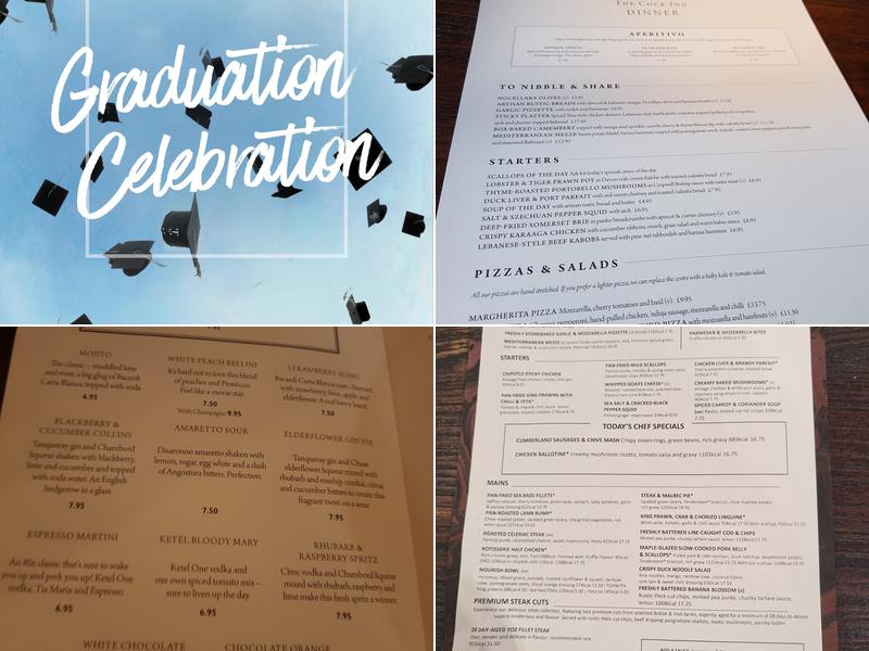 Cock Inn Wishaw Menu