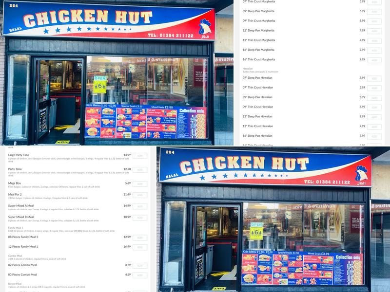 Chicken Hut Menu