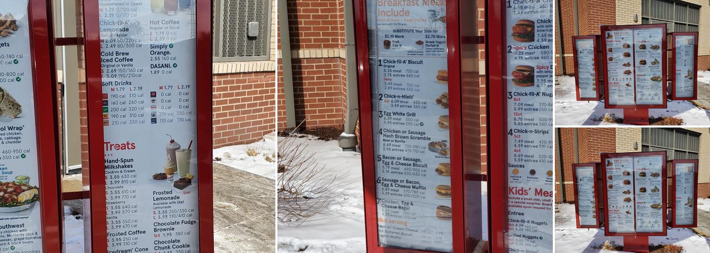 Chick-fil-A Menu