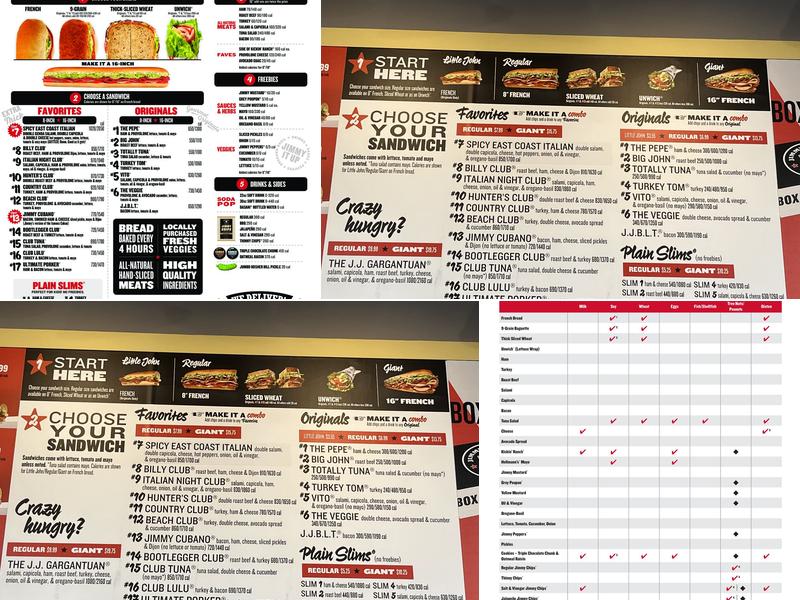 Jimmy John's Menu