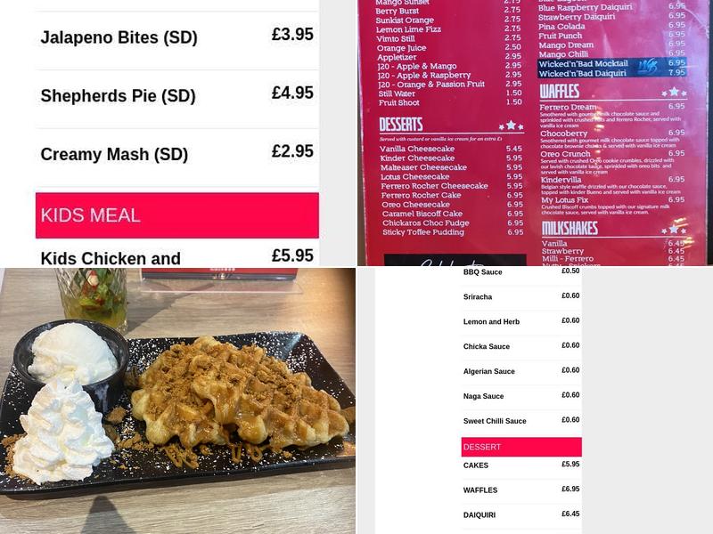 Chickaros West Bromwich Menu