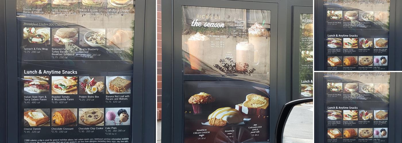 Starbucks Menu