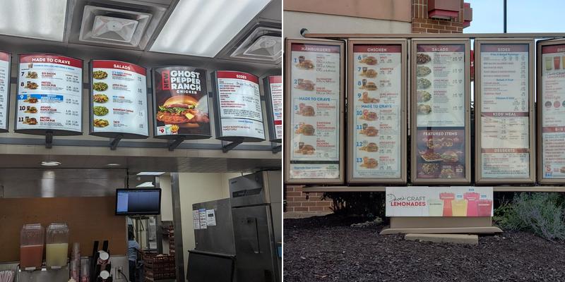 Wendy's Menu