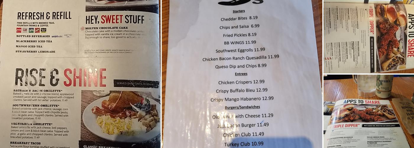 Chili's Grill & Bar Menu