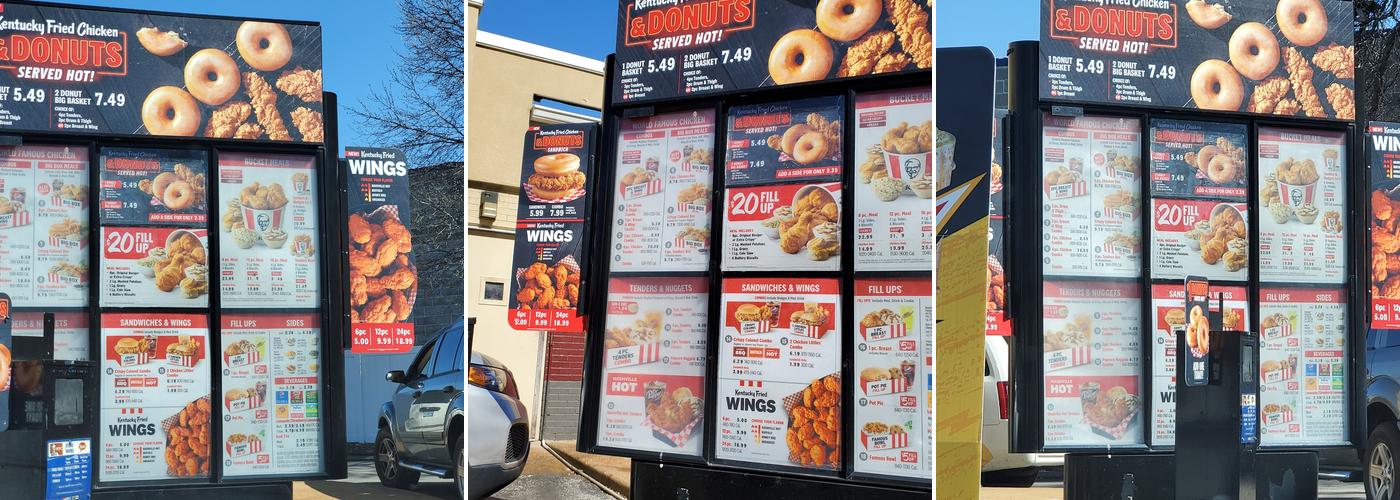 KFC Menu