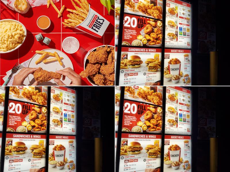 KFC Menu