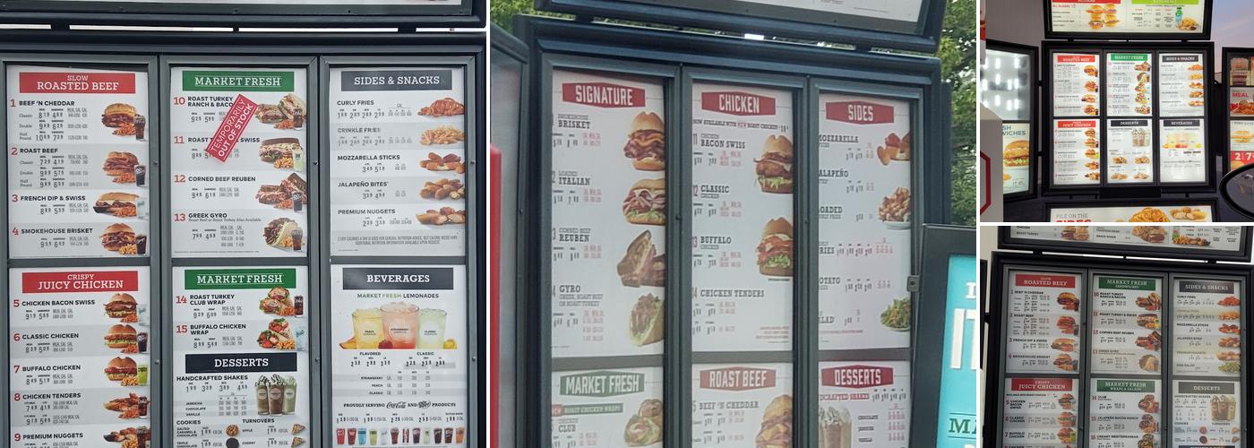 Arby's Menu