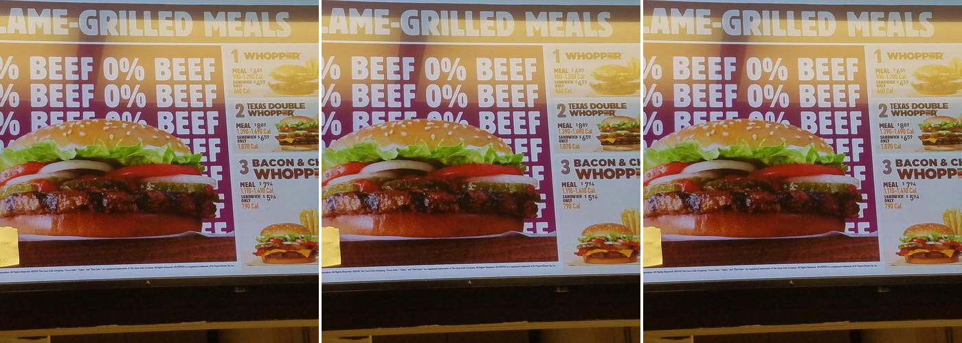 Burger King Menu