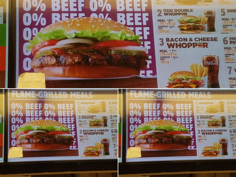 Burger King Menu