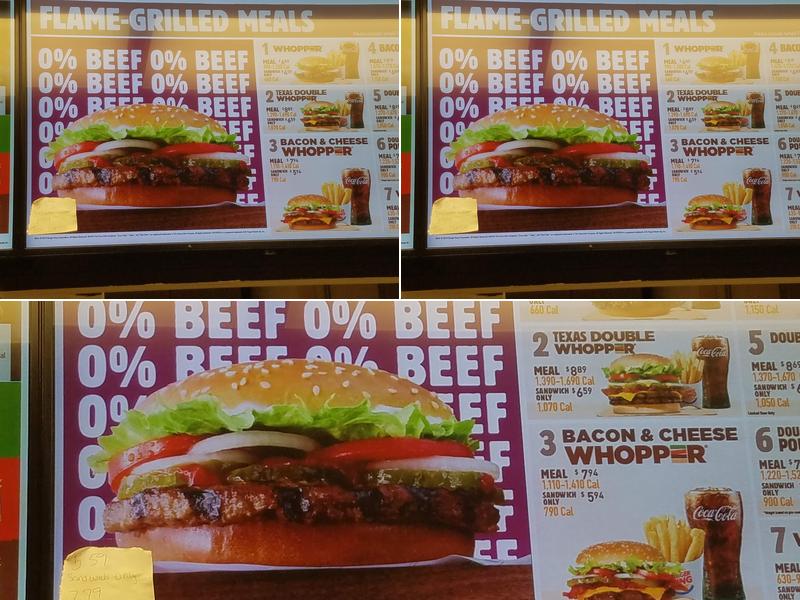 Burger King Menu