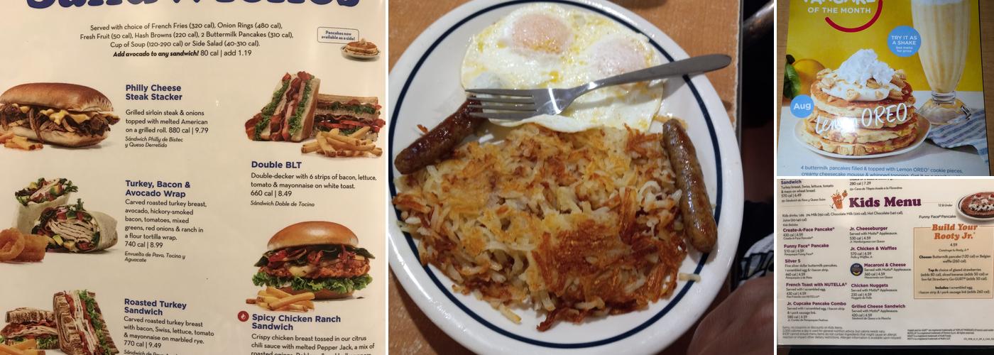 IHOP Menu