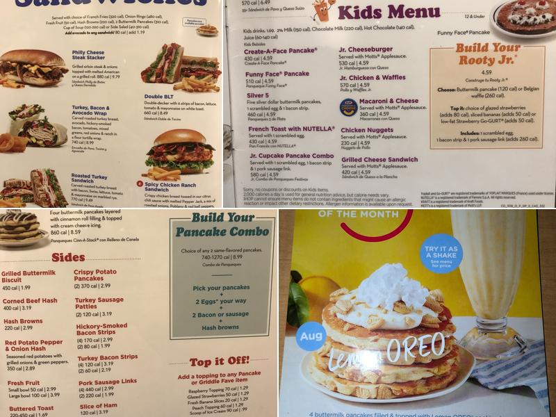 IHOP Menu
