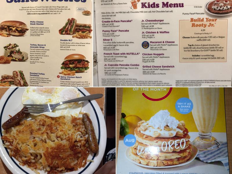 IHOP Menu