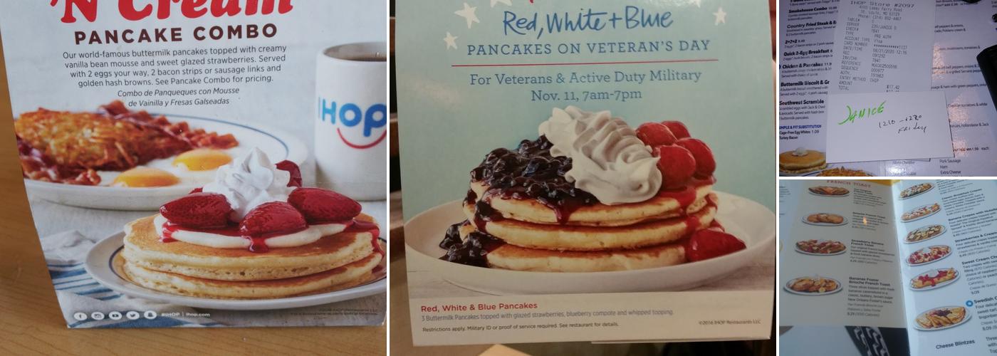 IHOP Menu
