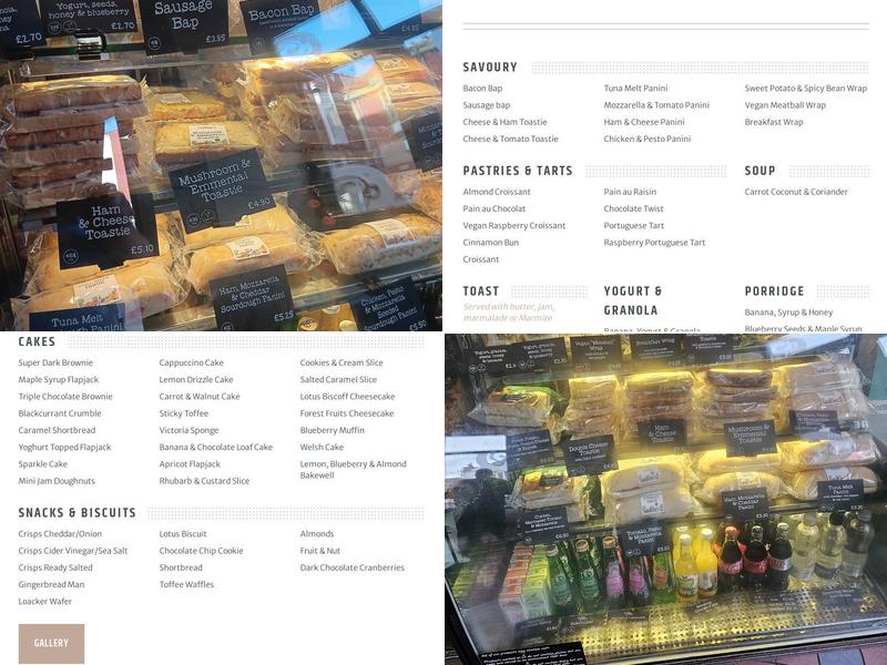 Coffee#1 Stourbridge Menu