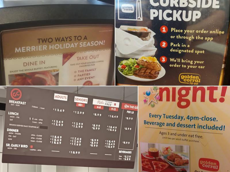 Golden Corral Buffet & Grill Menu