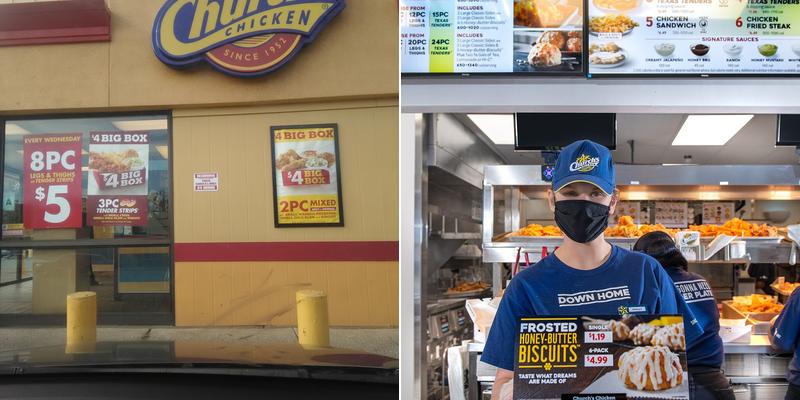 Church's Texas Chicken Menu