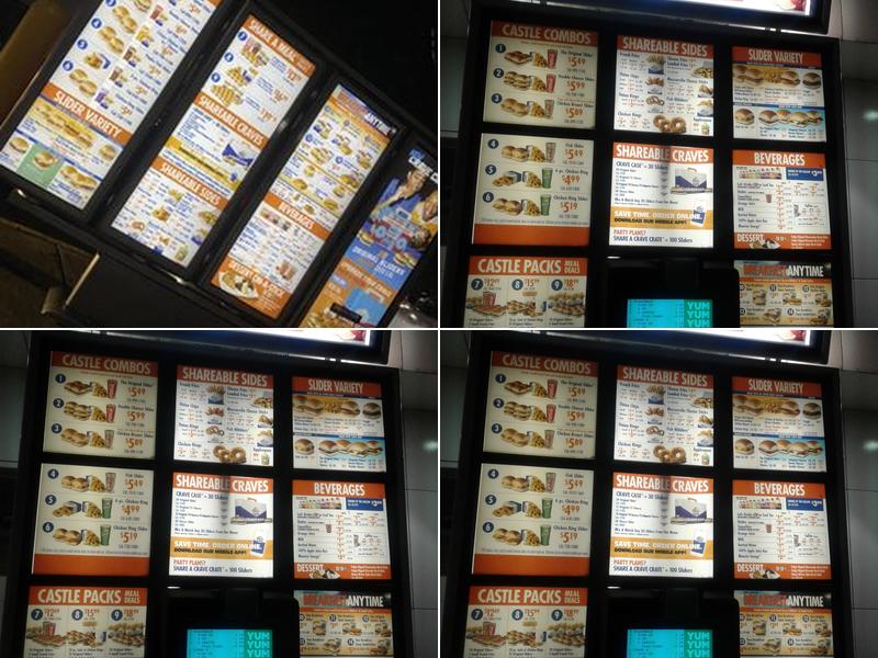 White Castle Menu
