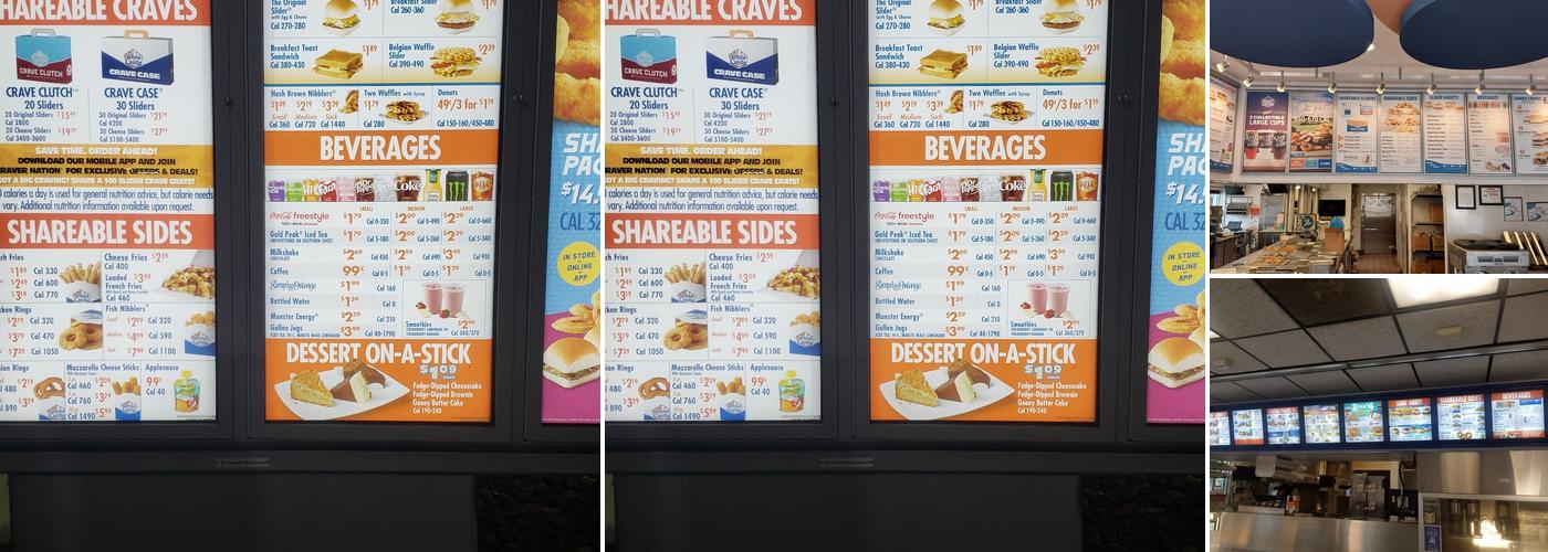 White Castle Menu