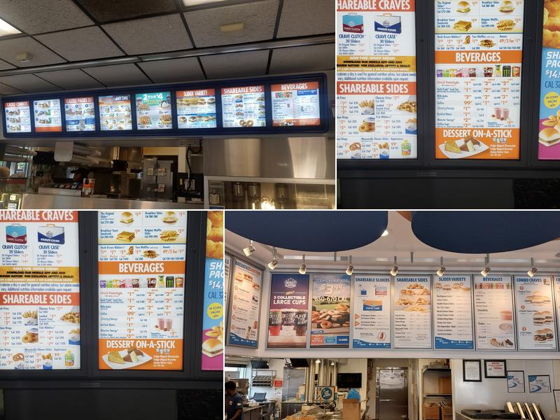 White Castle Menu