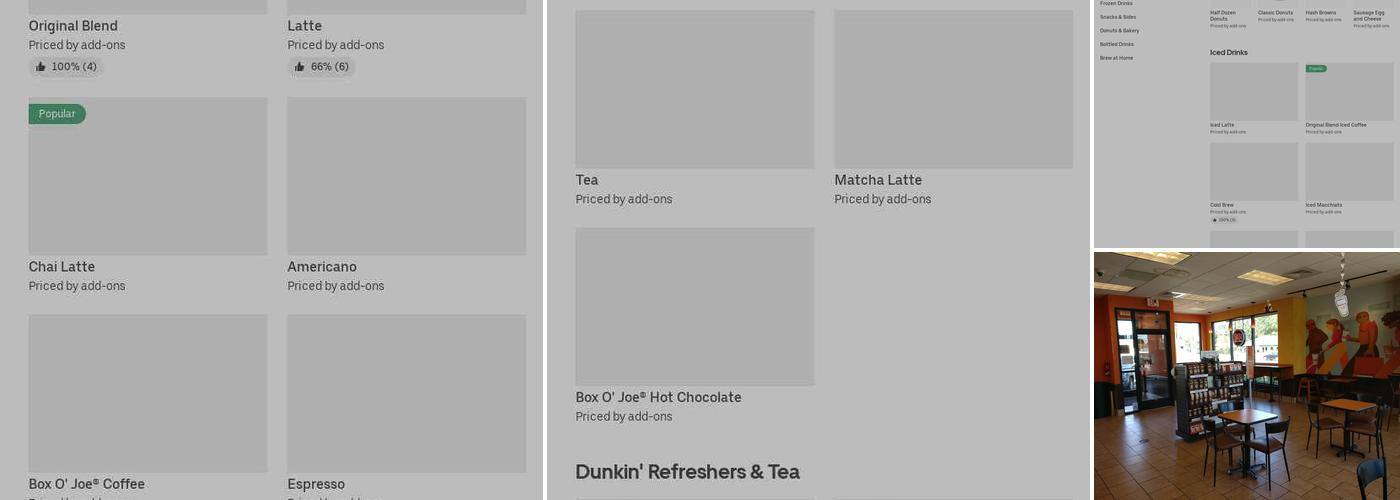 Dunkin' Menu