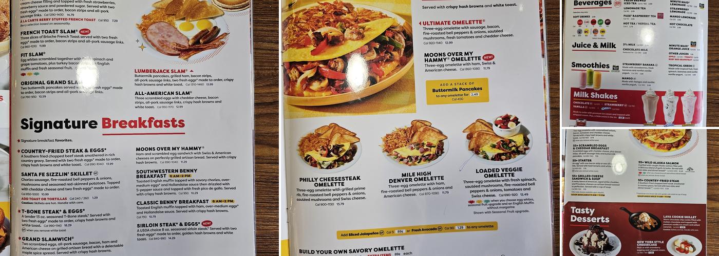 Denny's Menu