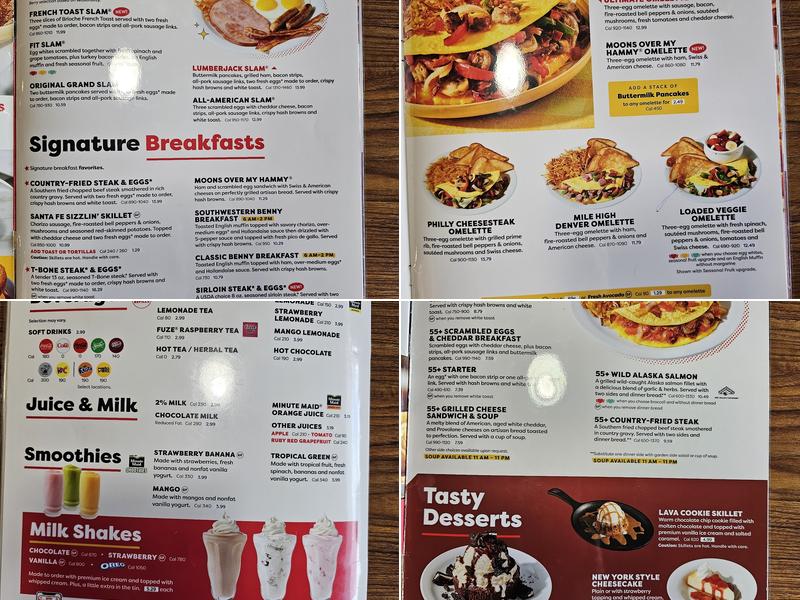 Denny's Menu