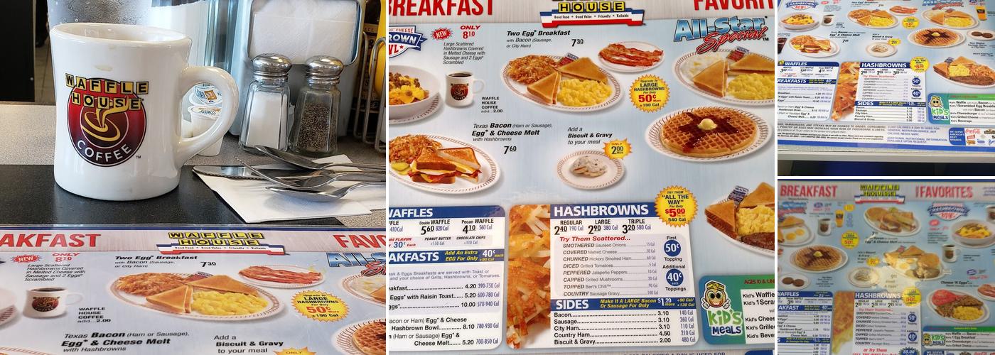 Waffle House Menu