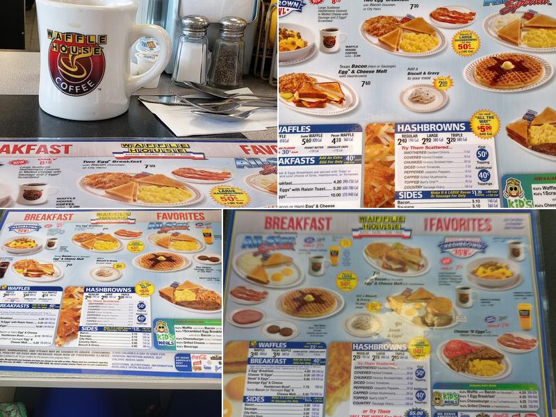 Waffle House Menu