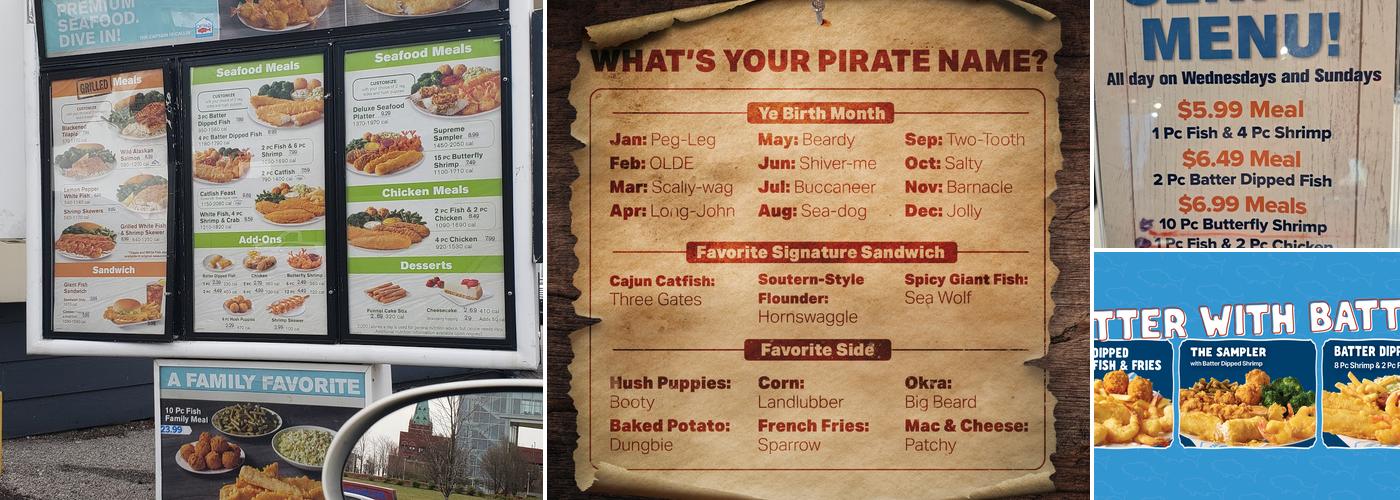 Captain D's Menu