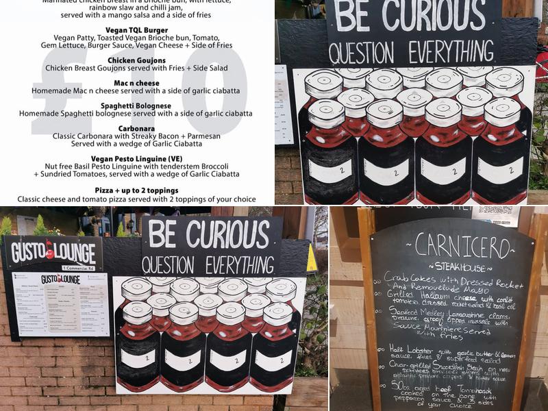 The Quarter Lounge Menu