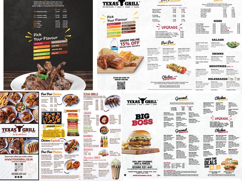 Texas Grill (Southampton) Menu