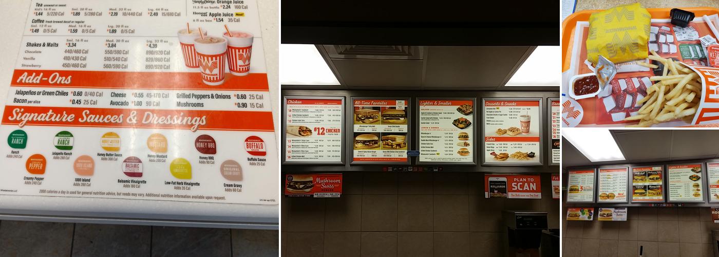 Whataburger Menu