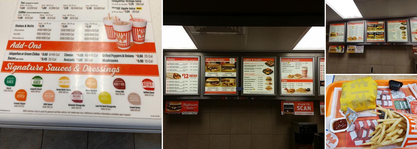 Whataburger Menu