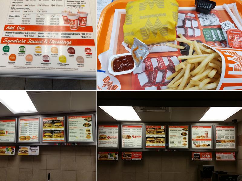 Whataburger Menu