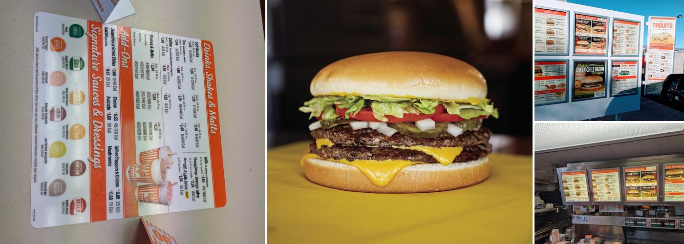 Whataburger Menu