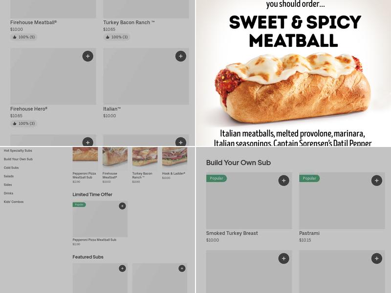 Firehouse Subs Oakville Menu