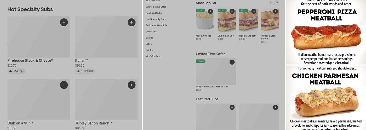 Firehouse Subs Tesson Ferry Menu